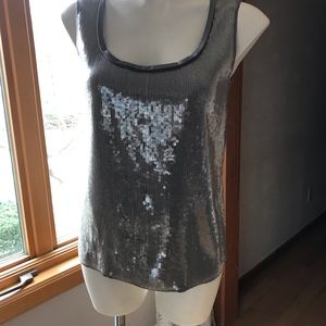 Elie Tahari sequin top